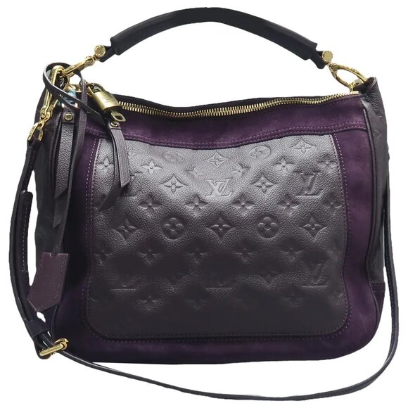 Louis Vuitton Audacieuse Purple Monogram Leather Satchel 1004-061825